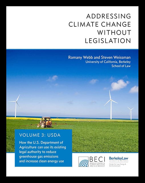 Addressing Climate Change Without Legislation: Volume 3: USDA ...