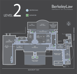 Map Of Law School - Berkeley Law