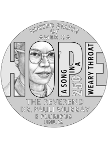 rendering of quarter with pauli murray