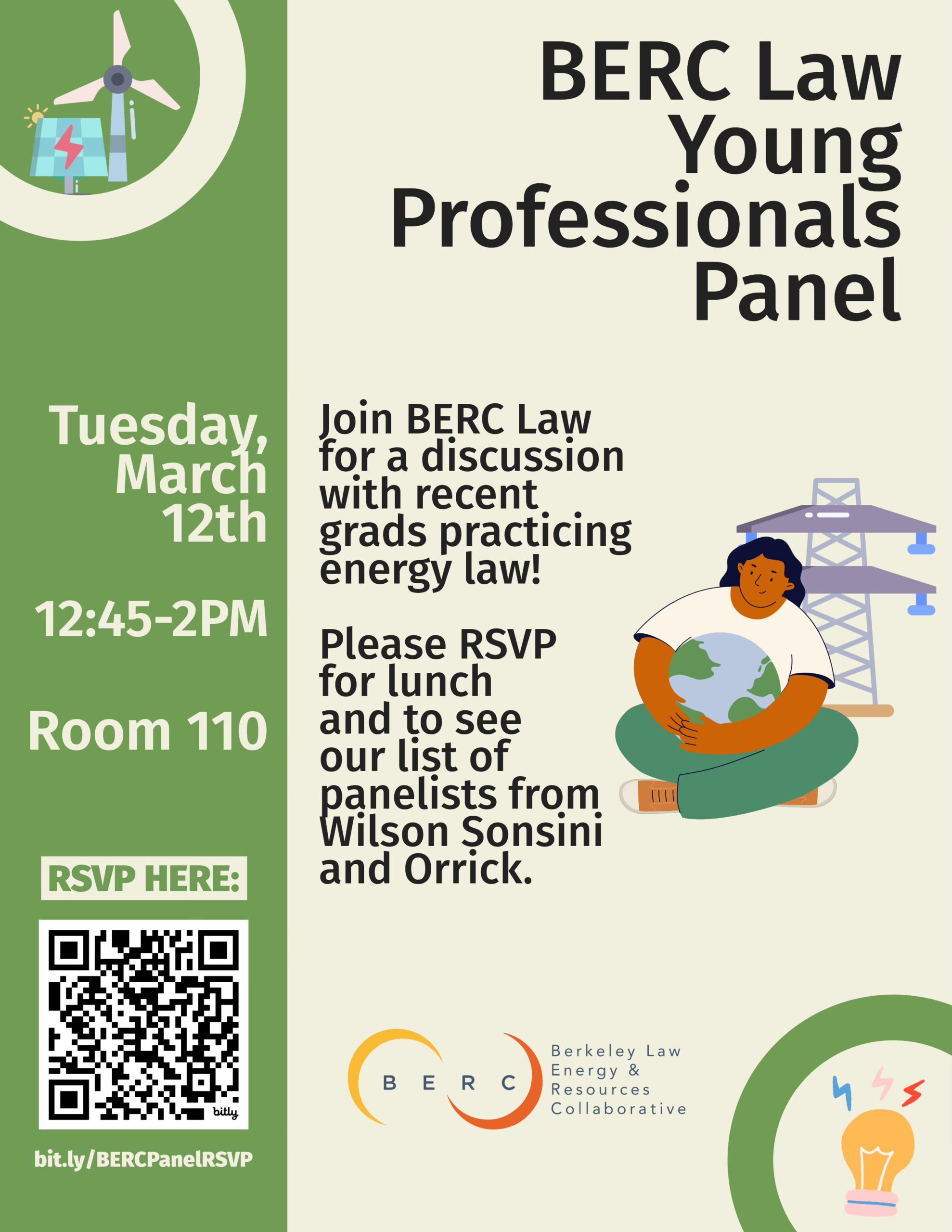 BERC Law Young Professionals Panel Flyer