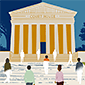 courthouse illustration