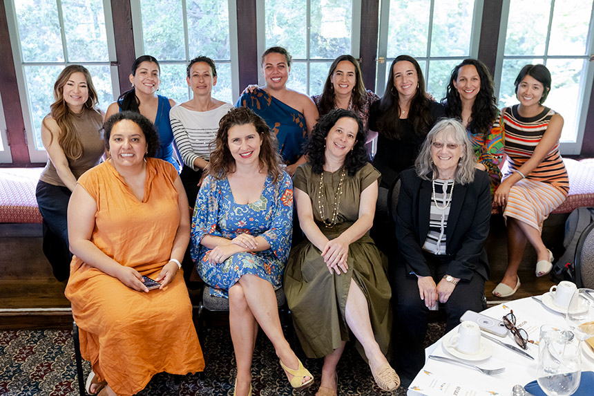 Large group of women posing