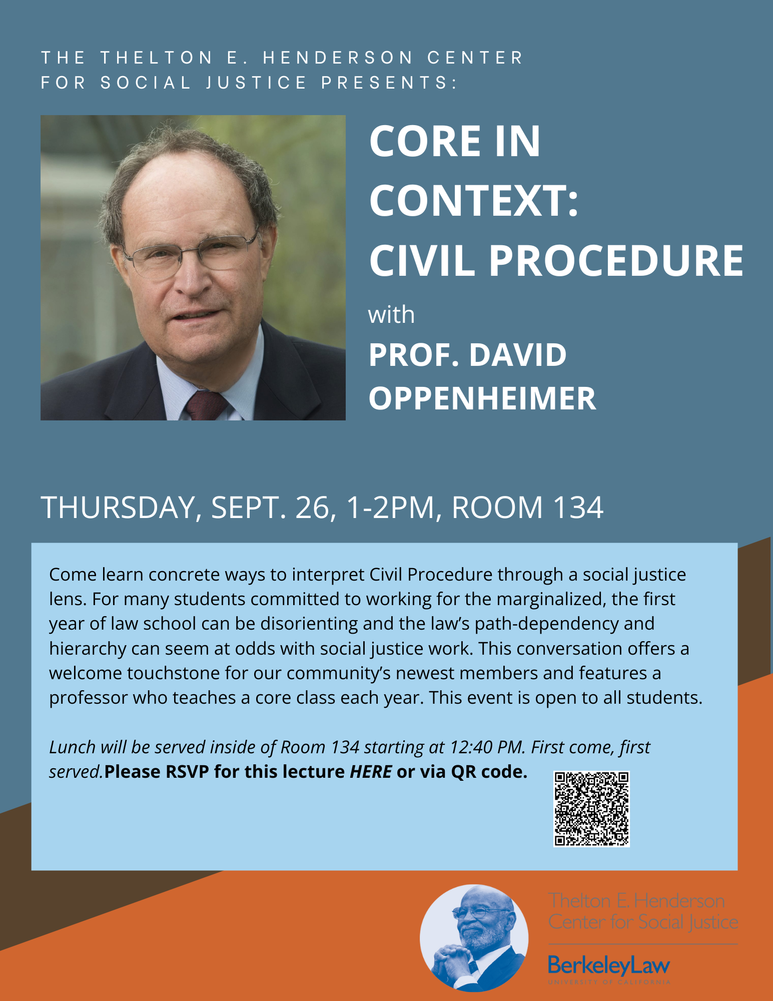 Core in Context Flier of Prof David Oppenheimer