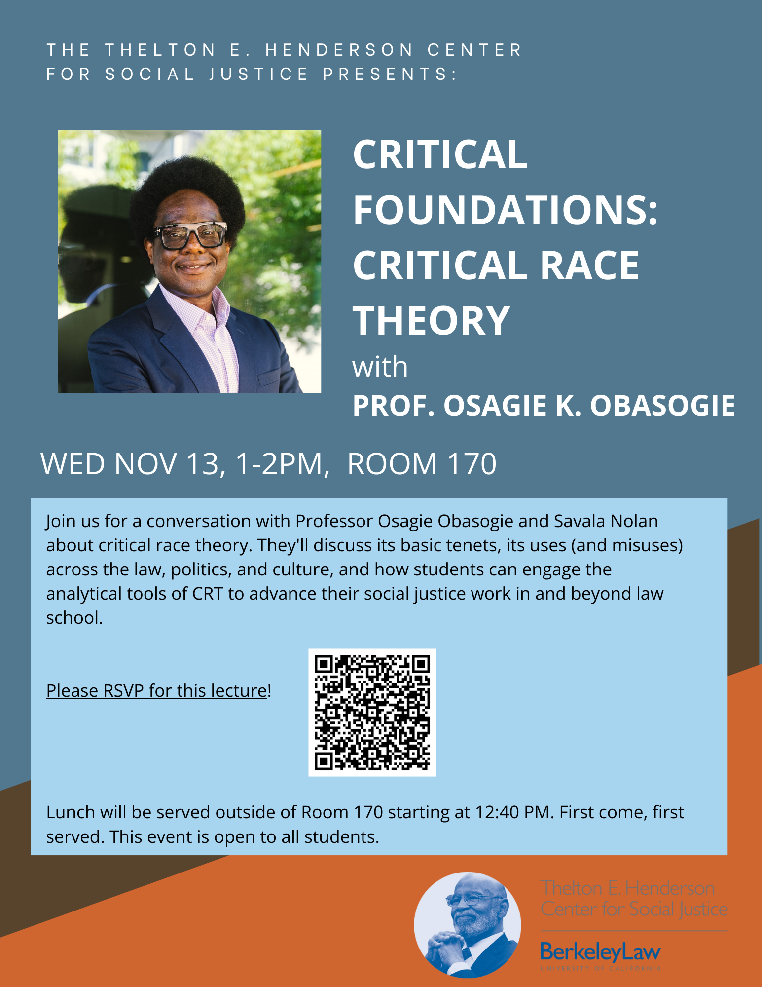 Critical Foundations flyer - Prof Obasogie