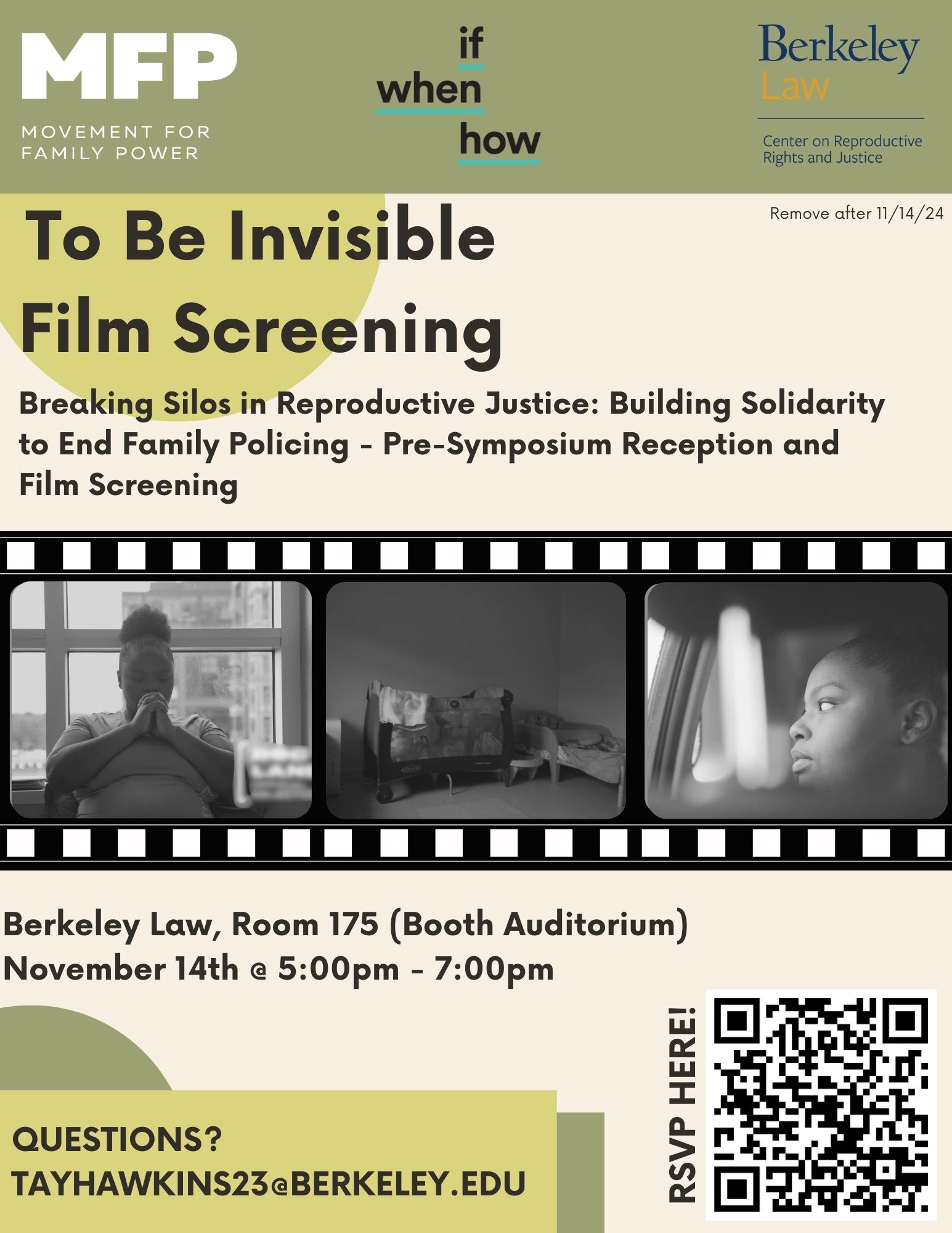 CRRJ Film Screening Flyer