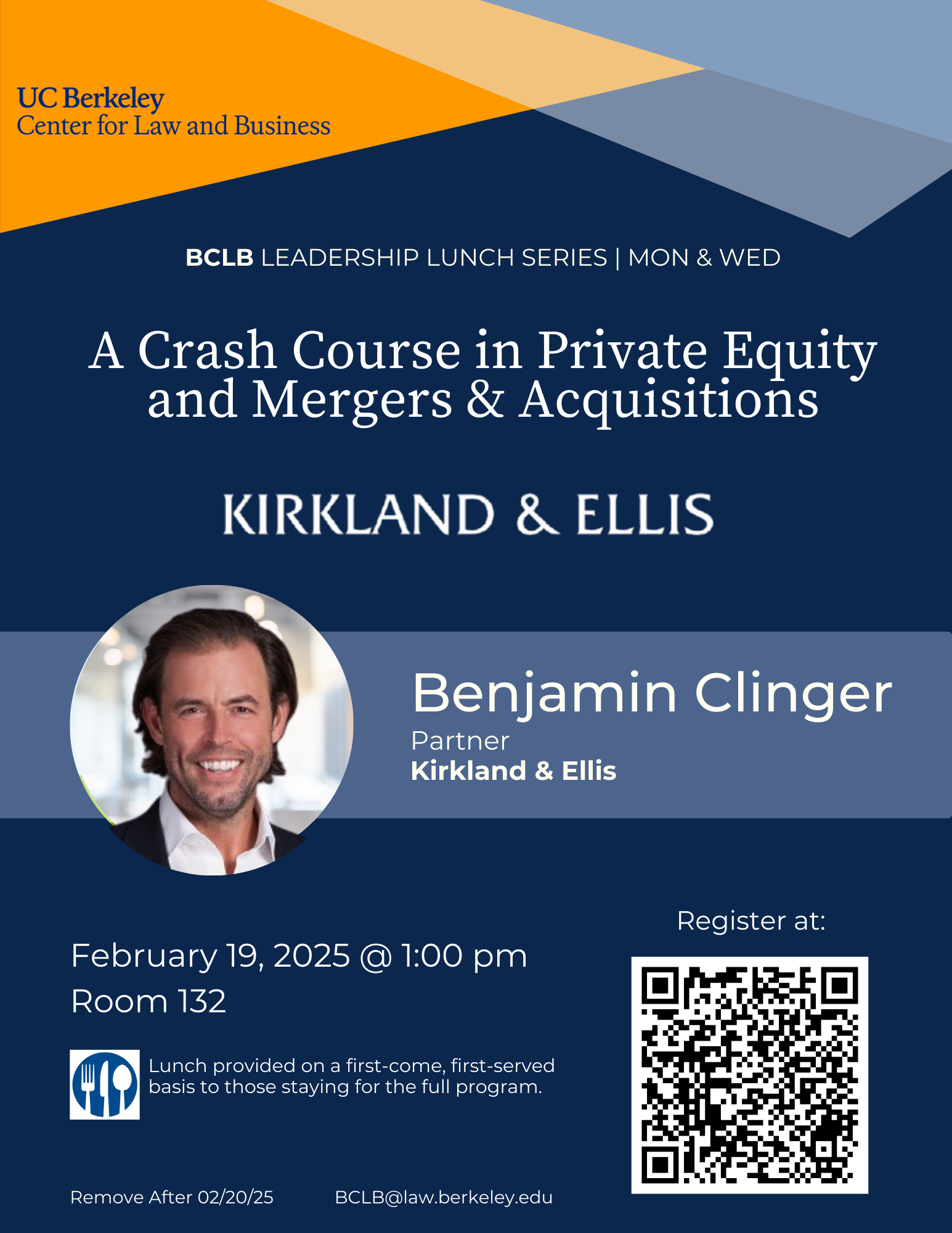 Kirkland & Ellis Lunch Talk Flyer