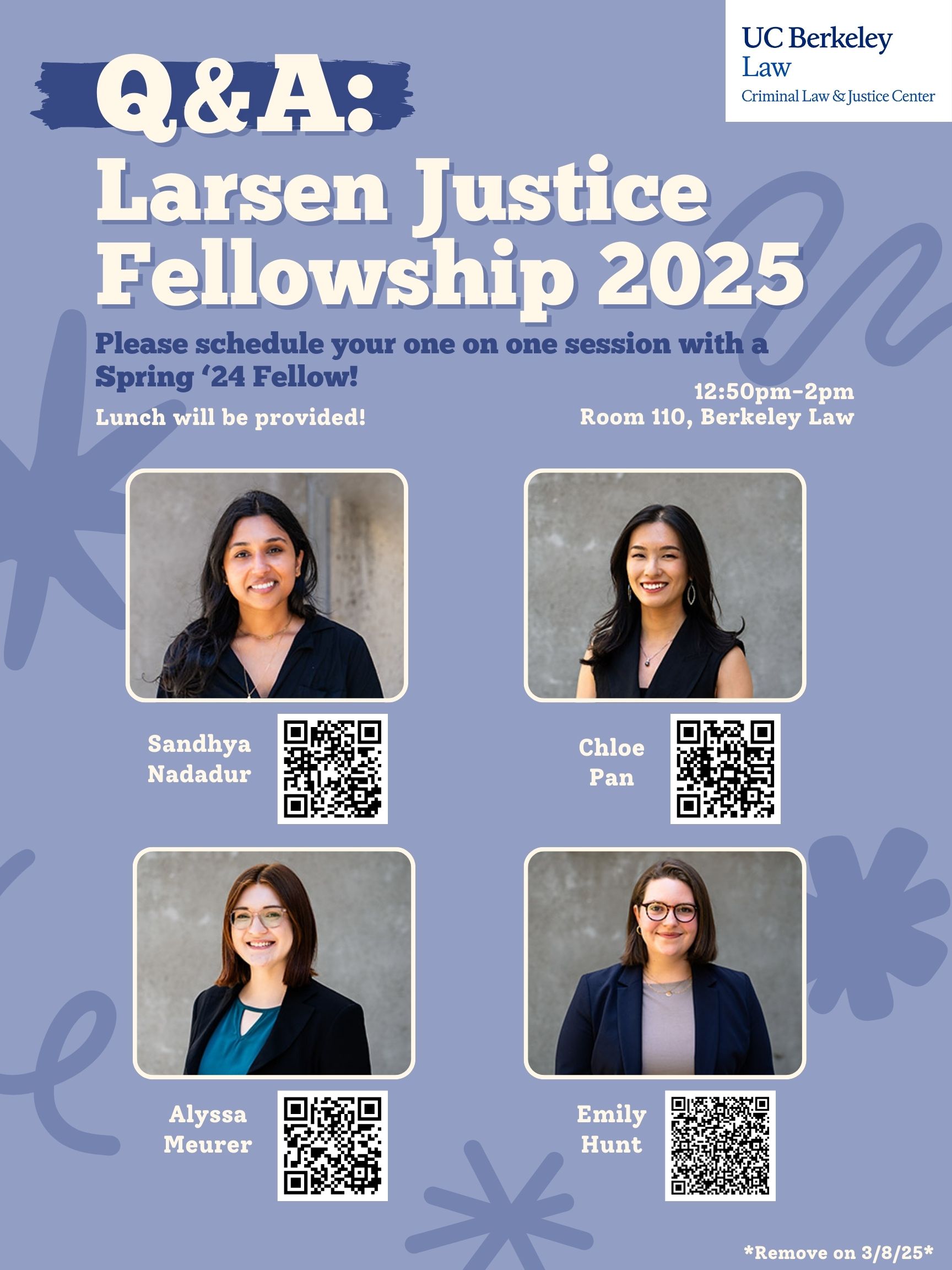 Q&A Larsen Justice Fellowship 2025